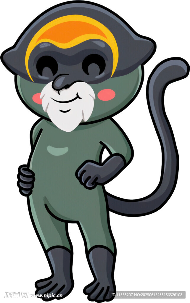 穿宇航服的可爱猴子
