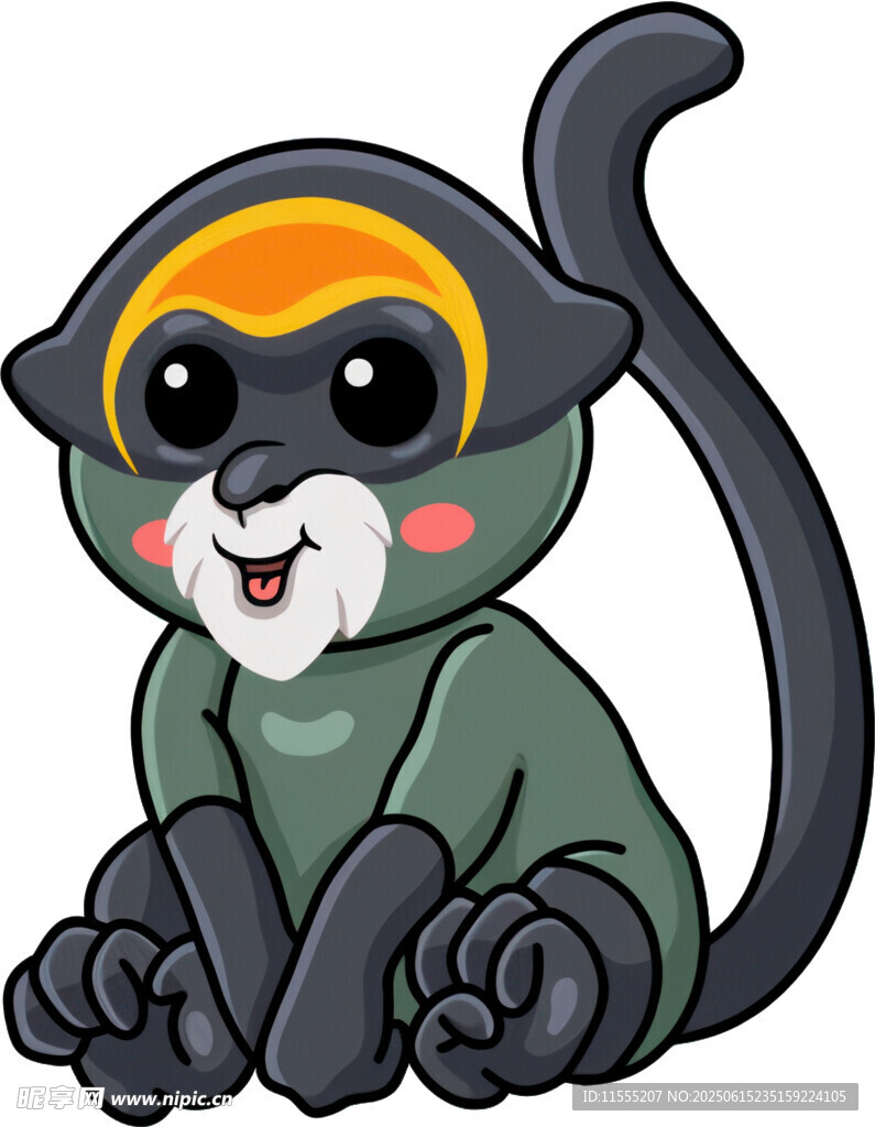 可爱小猴卡通形象