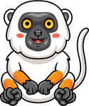 可爱卡通猴子形象
