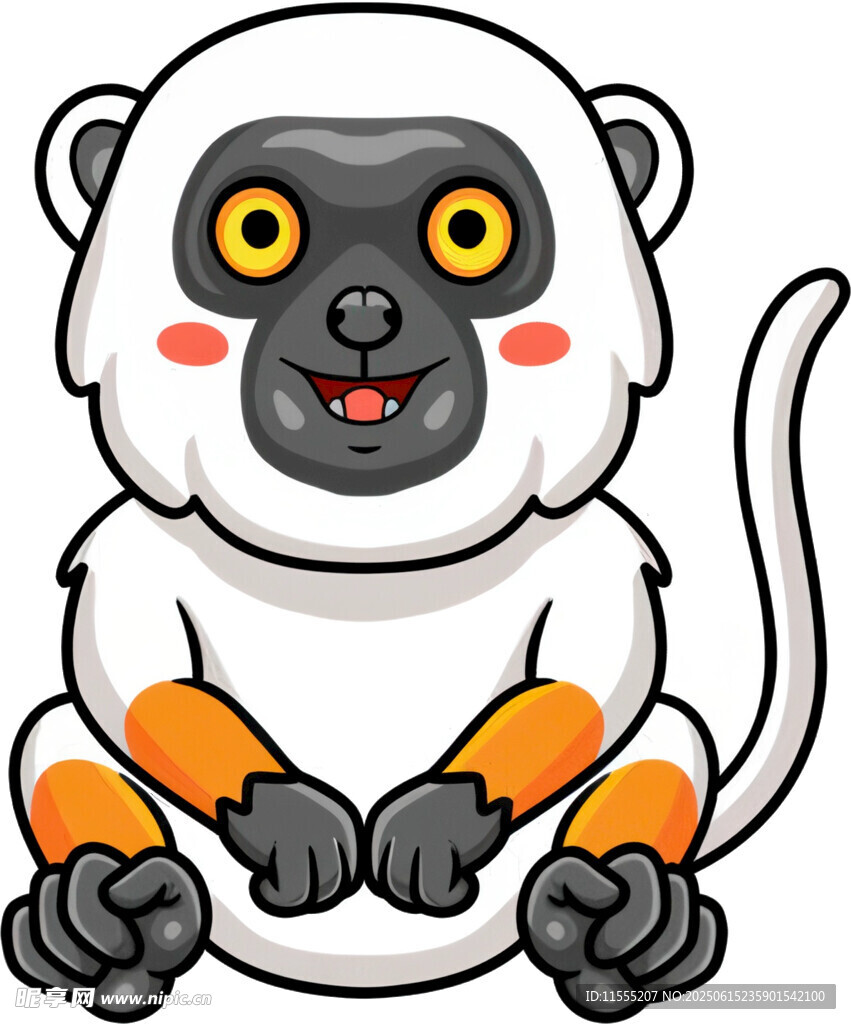 可爱卡通猴子形象
