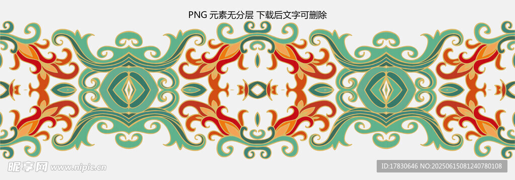 复古花纹图案设计