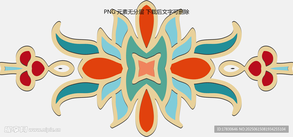 复古民族风几何花纹图案