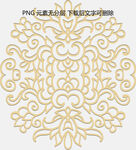 金色中式传统花纹图案