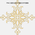 金色精美花纹图案设计