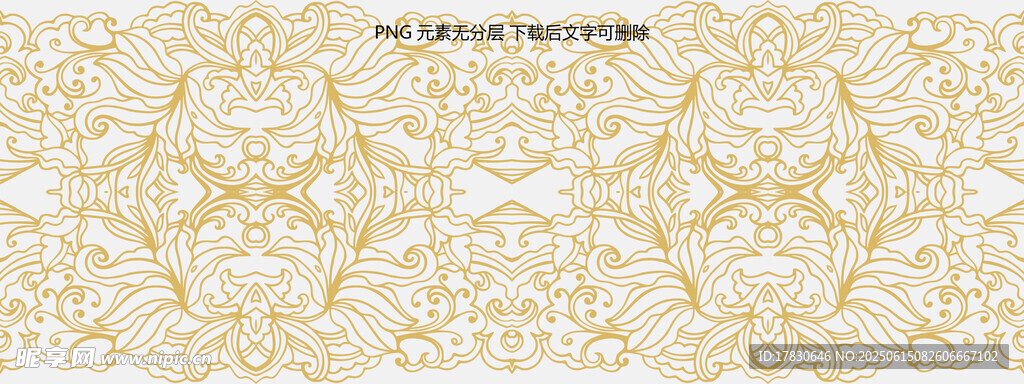 金色几何花纹背景图案