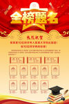 金榜题名光荣榜展示