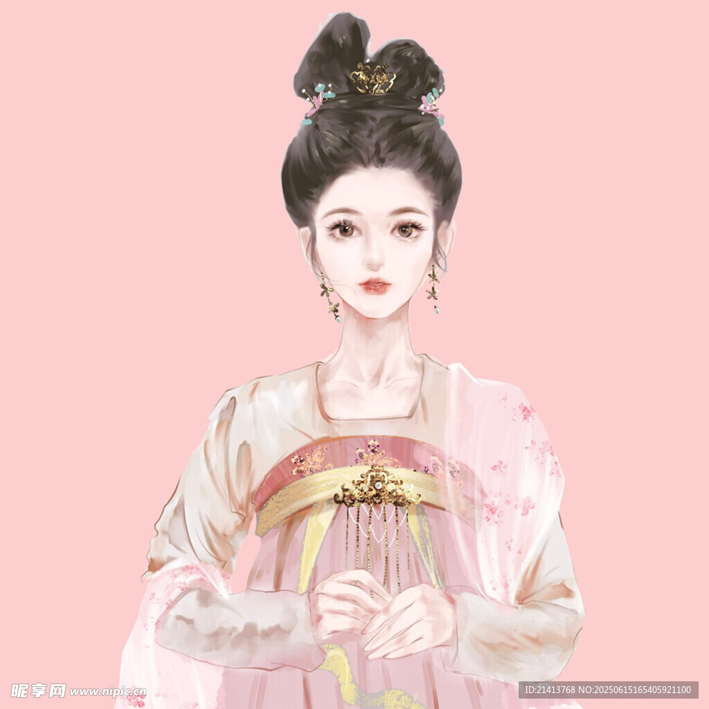 古风汉服女子优雅形象
