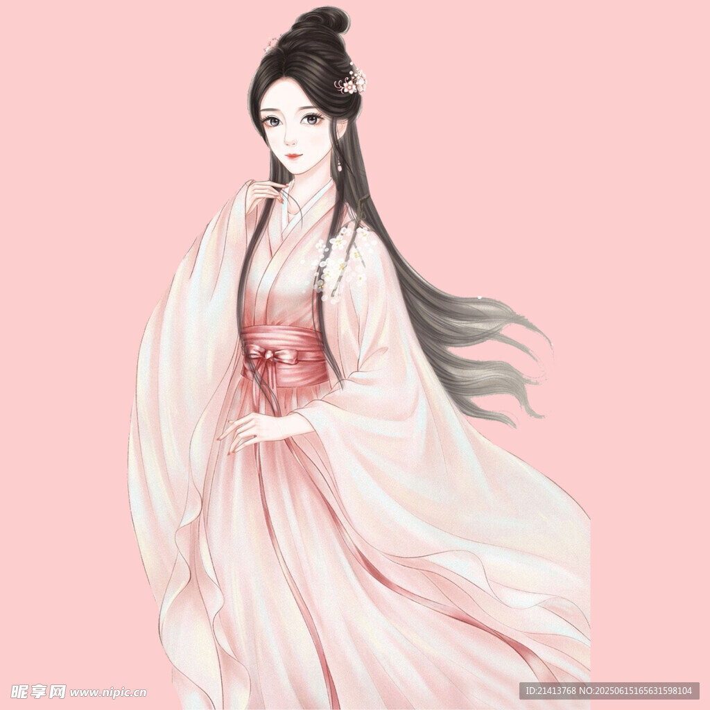 古风飘逸汉服女子