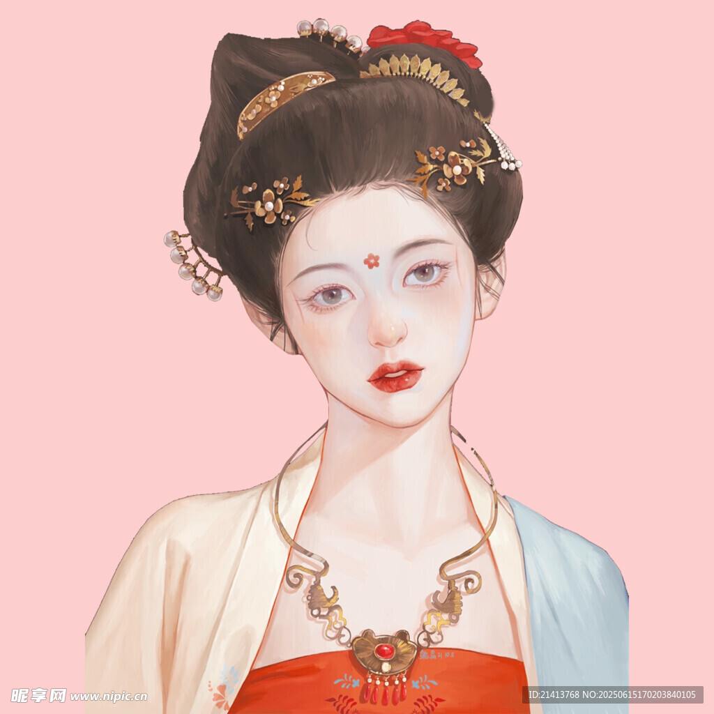 古风唐装女子