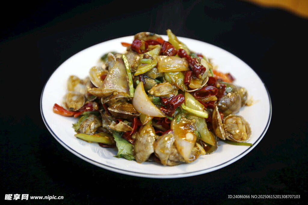 美味爆炒蛏子
