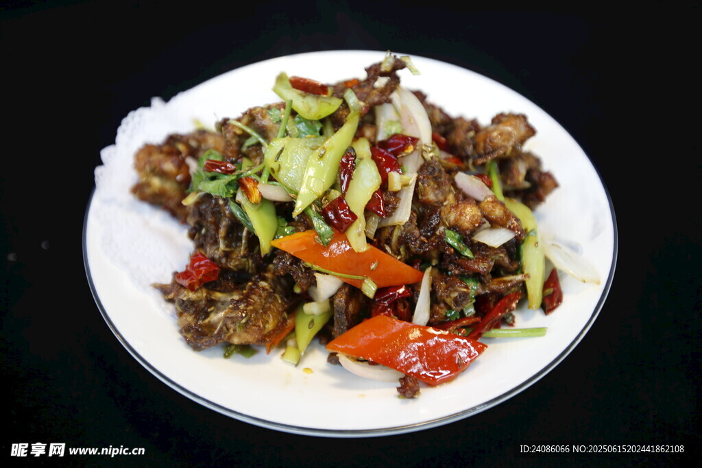 香辣炒兔肉