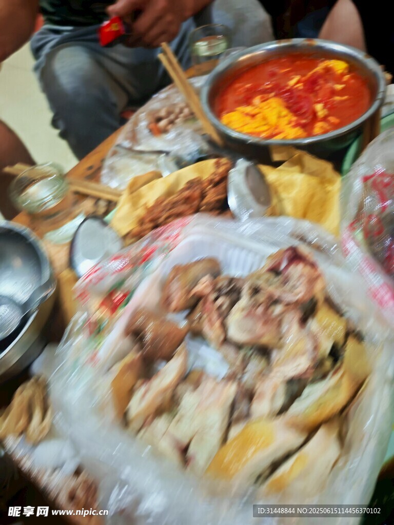 丰盛街边小吃摊美食盛宴