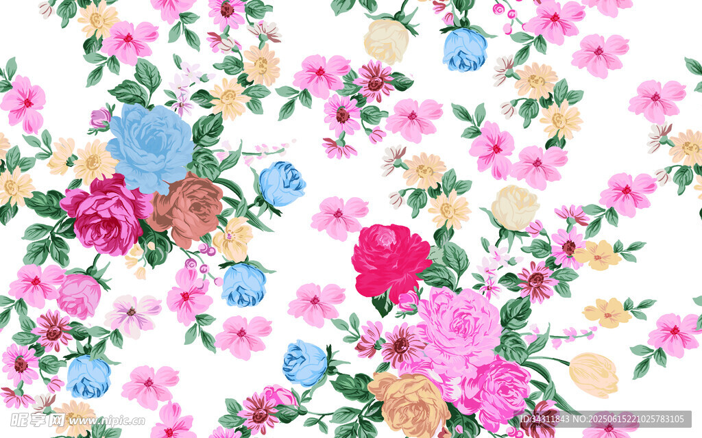 手绘花