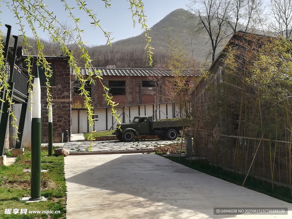 中式庭院小径