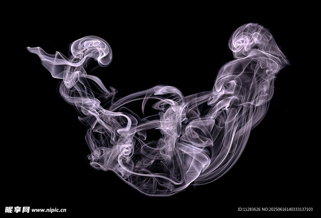 梦幻紫色烟雾艺术形态