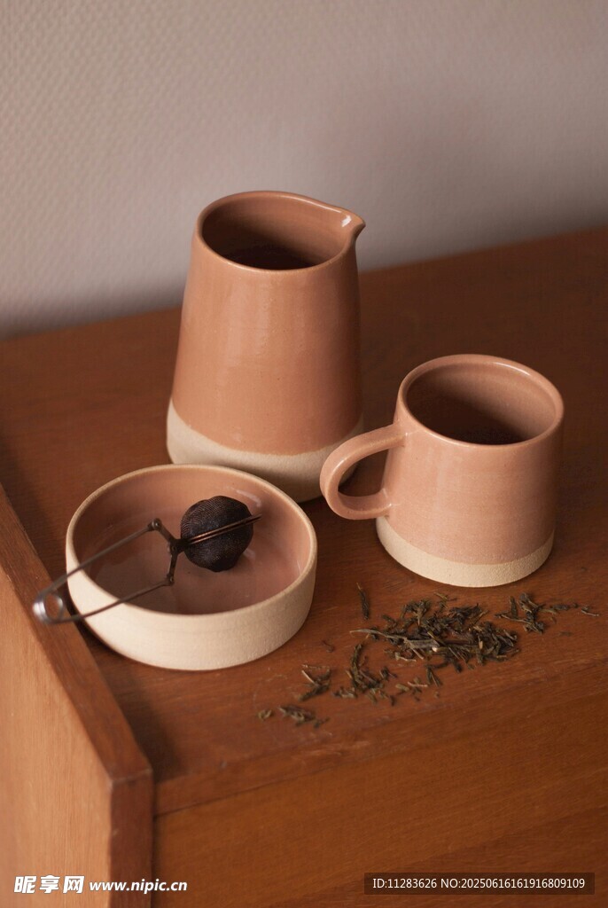 陶制茶具组合