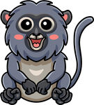 可爱卡通小猴子形象
