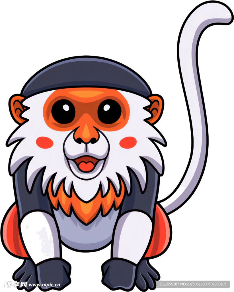可爱卡通猴子形象