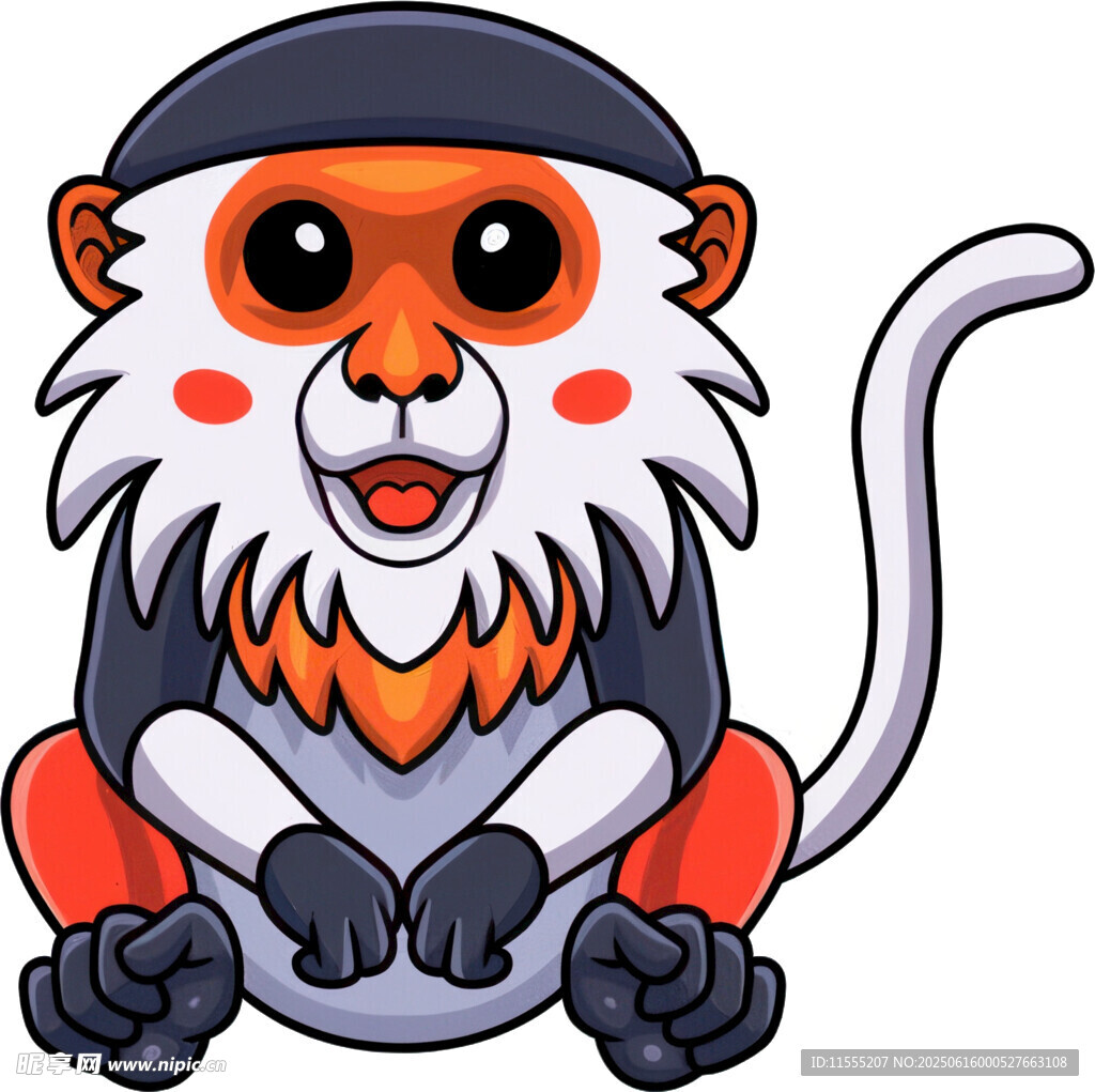 可爱卡通猴子形象