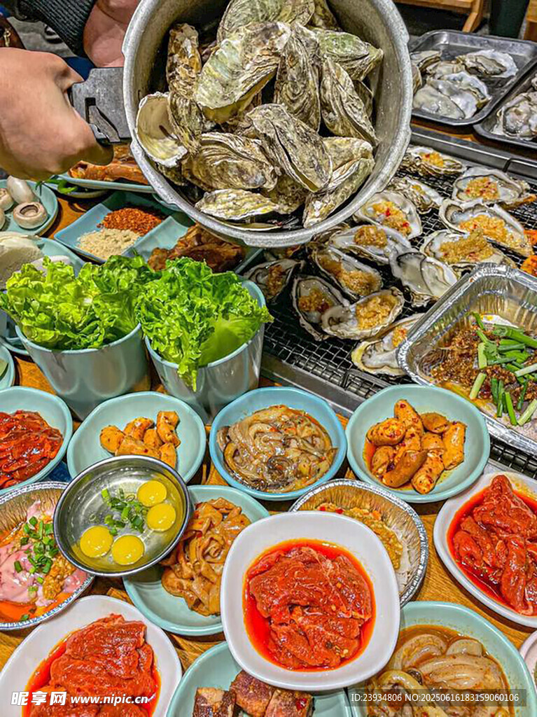 丰盛海鲜美食盛宴