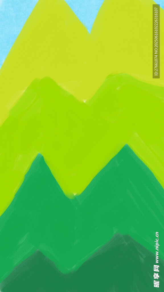 多彩山峦图案