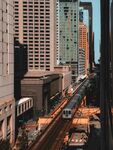城市街道高楼景观