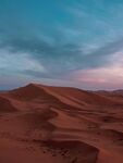 沙漠黄昏美景