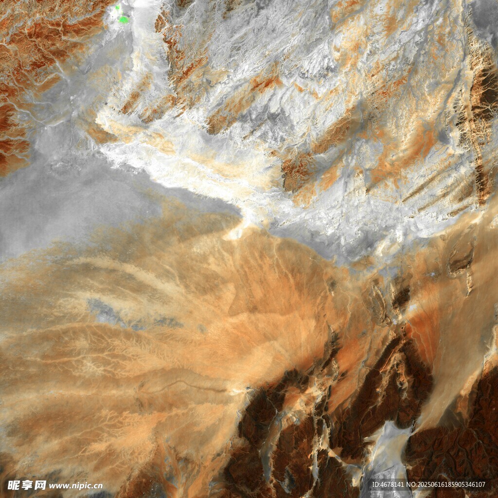 壮丽沙漠地貌景观
