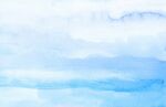 淡蓝色水彩天空背景图