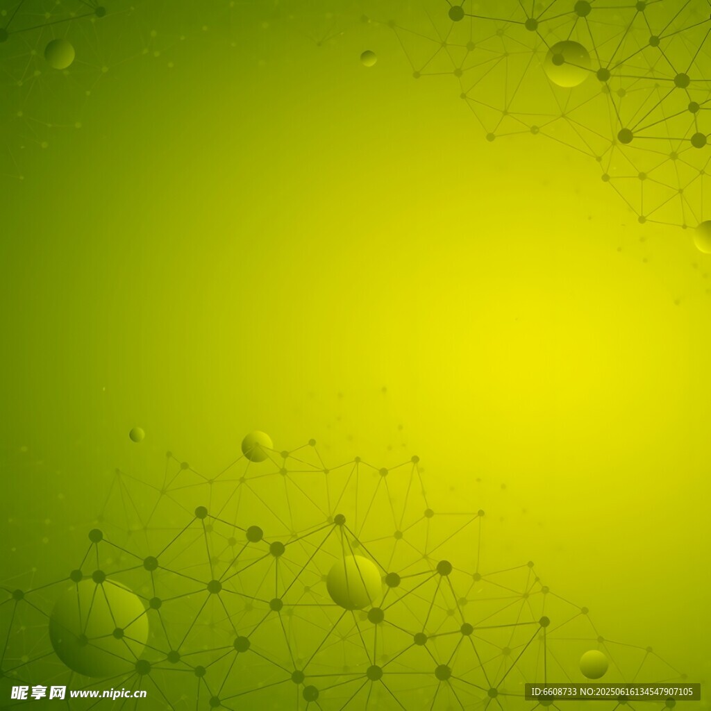 绿色气泡背景图