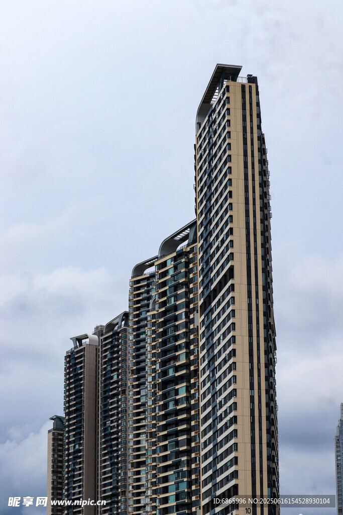 高楼林立的城市天际线