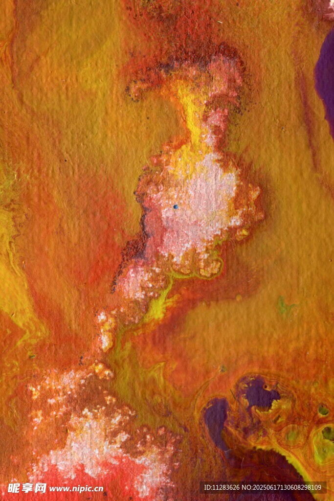 抽象绚丽色彩艺术画作