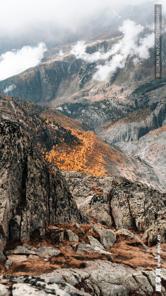 壮丽高山景观