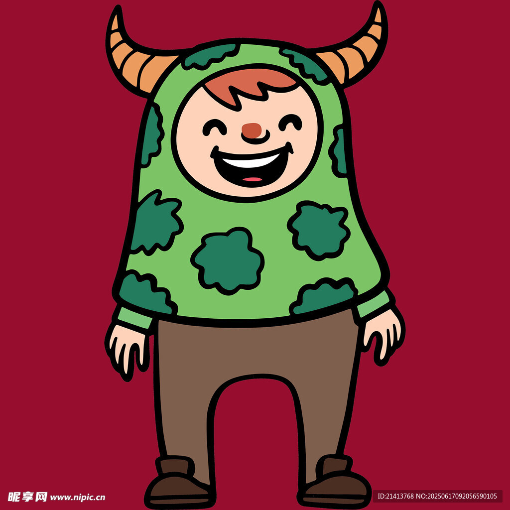穿怪兽服的欢乐小孩