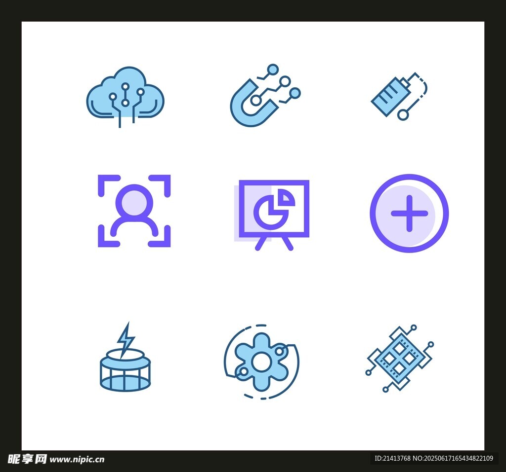 科技图标集合