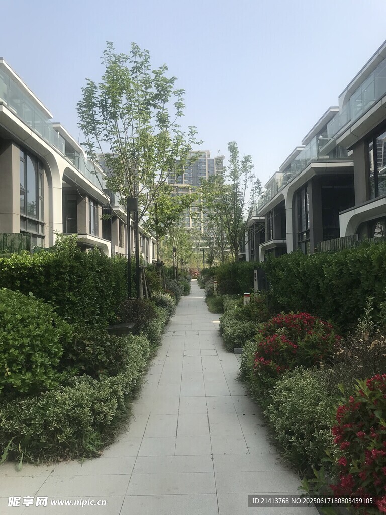 优雅小区景观步道