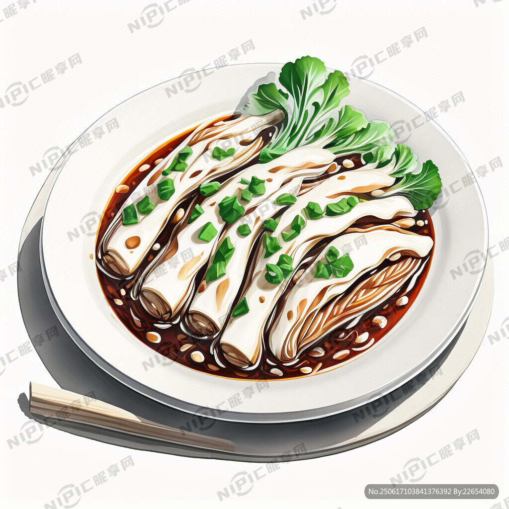我需要一张白色为底的即食杏鲍菇