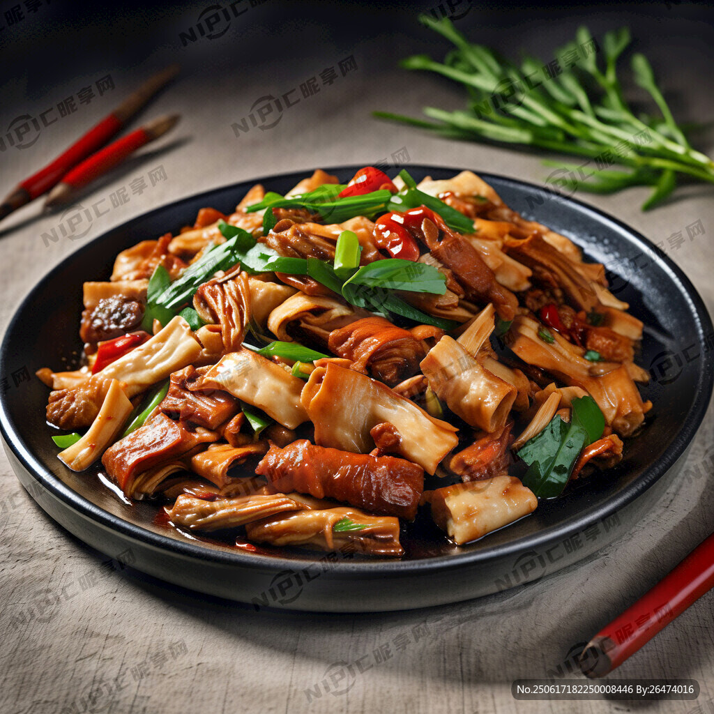 腐竹炒五花肉