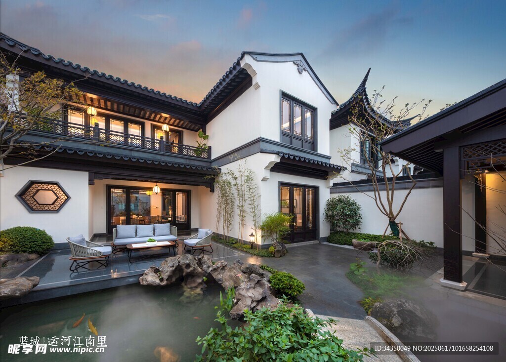 中式庭院别墅优雅景致
