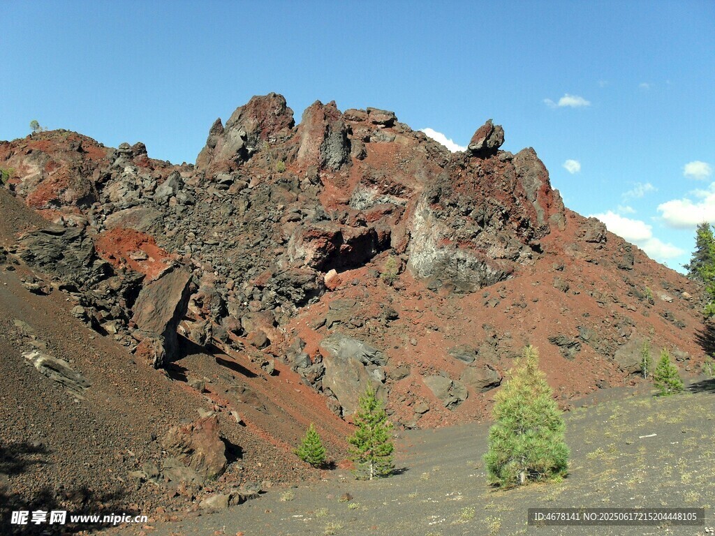 壮丽多彩的火山岩地貌