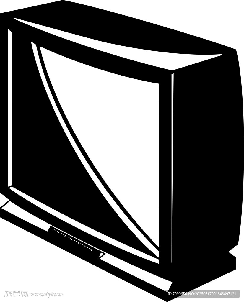 复古电视机图标