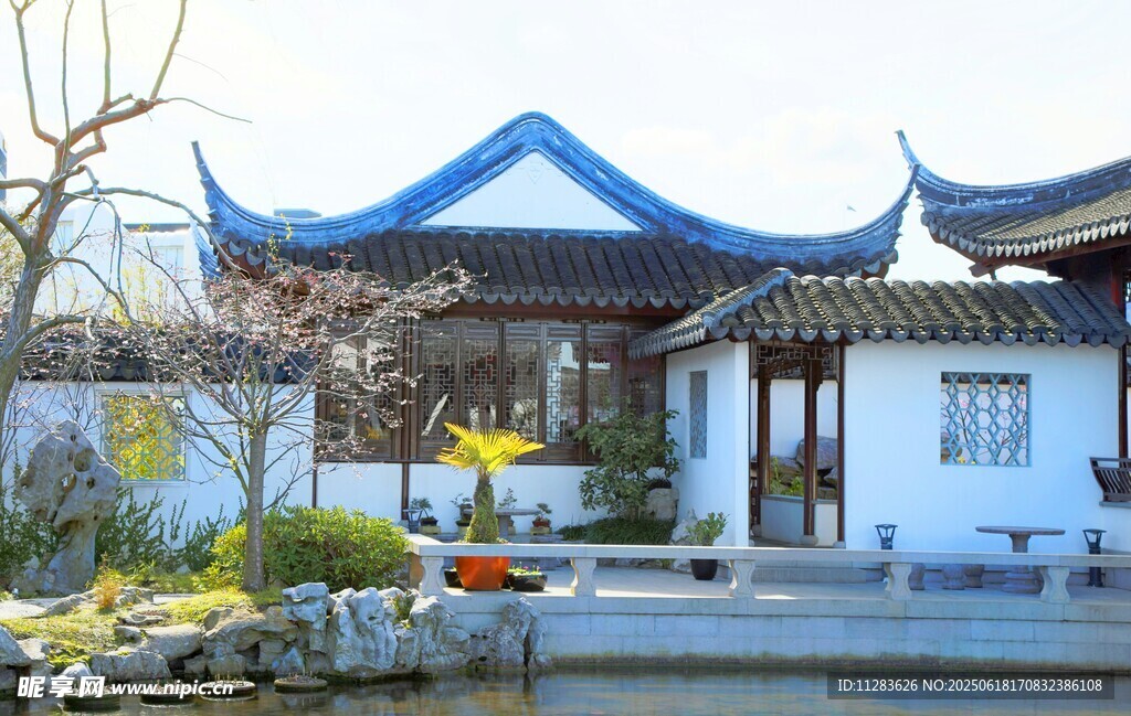 中式庭院古建筑景观