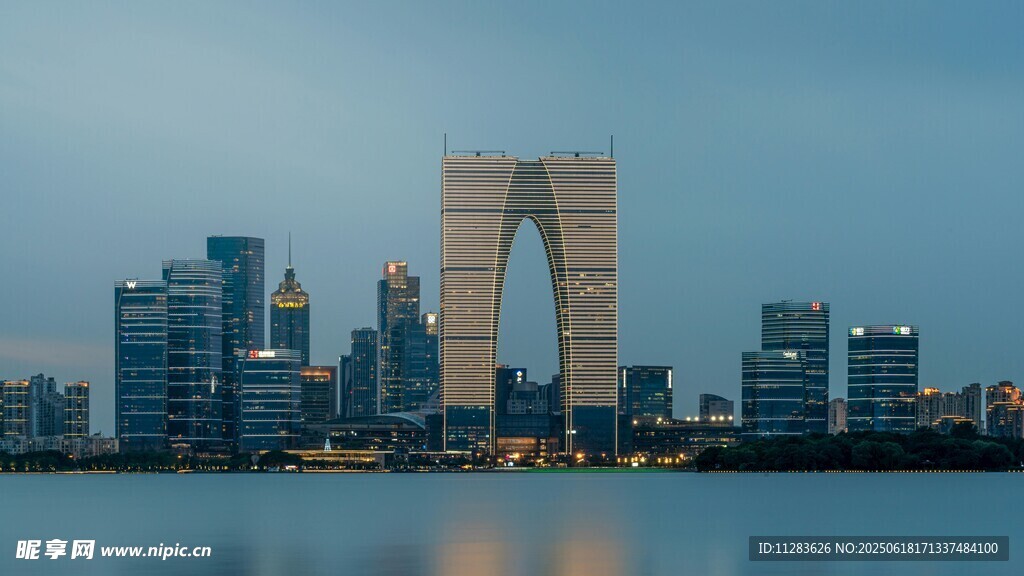 苏州城市天际线景观
