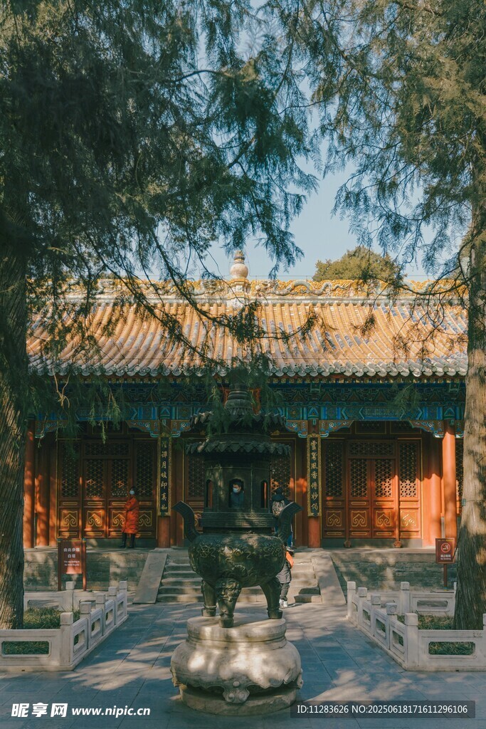 古雅中式建筑庭院景致