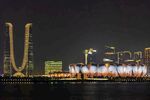 城市璀璨夜景灯光秀