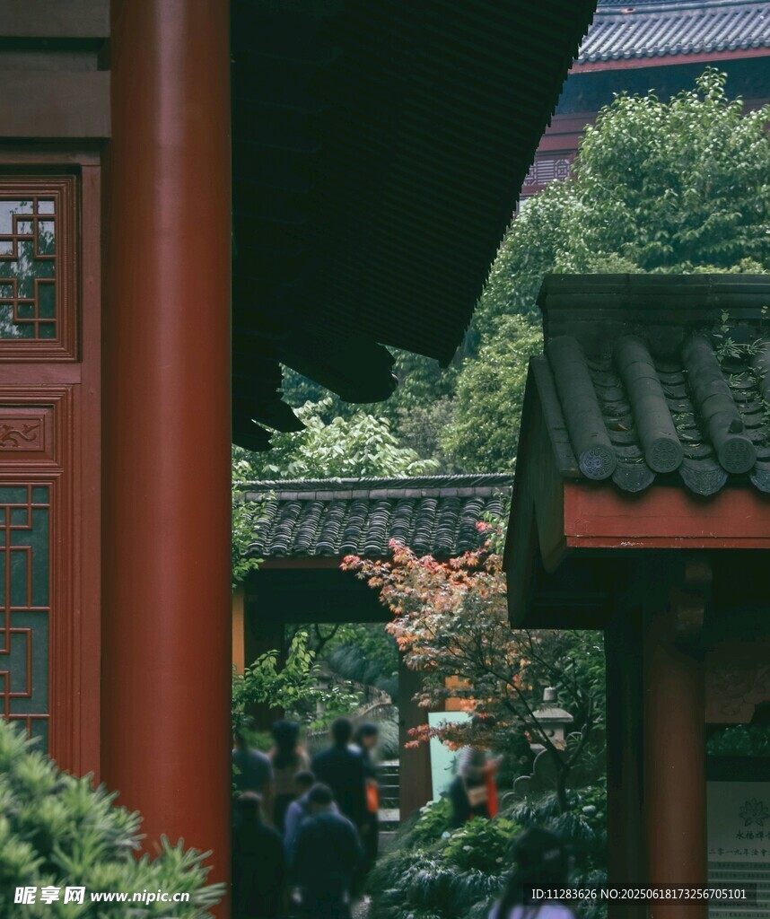中式庭院景致