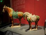彩绘陶马文物展示