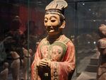古代彩色陶俑展示