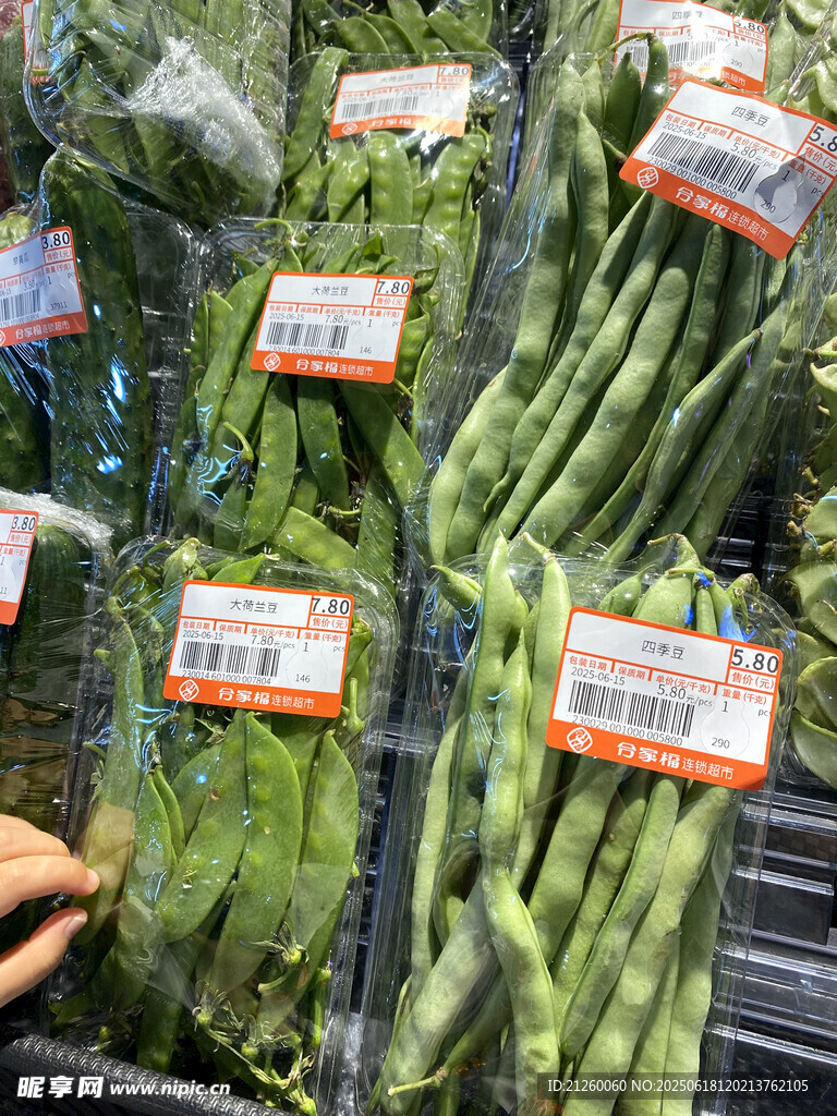 荷兰豆四季豆