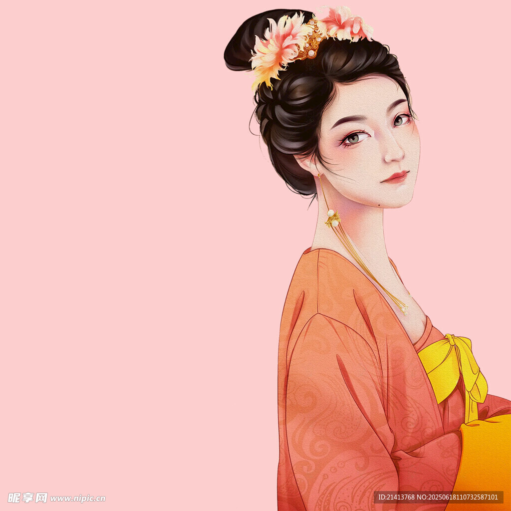 古风佳人  华服簪花之美